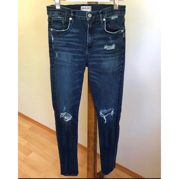 SOLD OFFLINE -Agolde Sophie High Rise Skinny Jeans - Picture 5 of 8